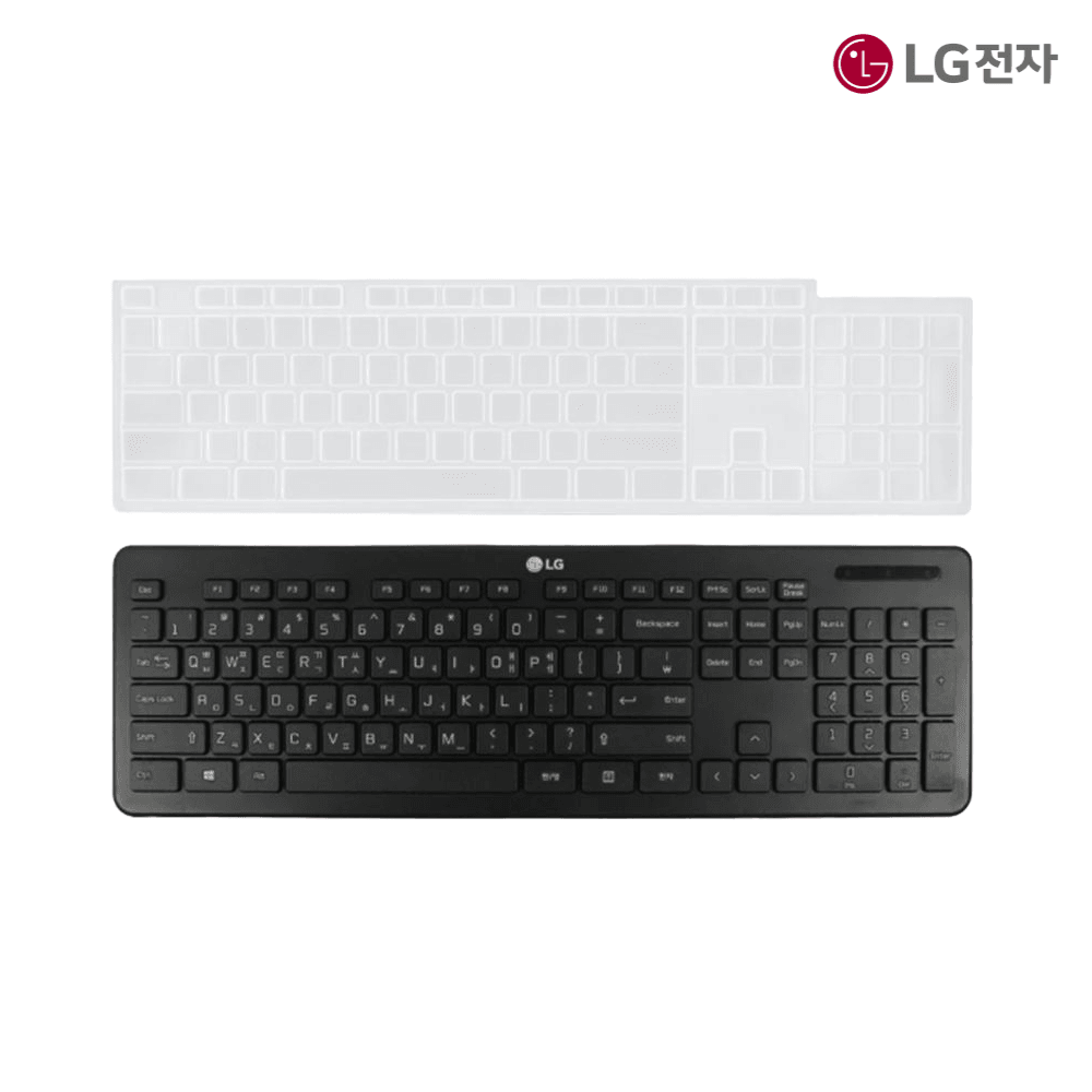 LG 정품 B80KV.AS25BOE B80KV.AD37B4E B80KV.AP37BHE 유선 키보드+키스킨 세트