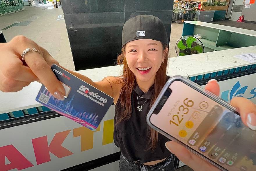 베트남 다낭 유심 5G LTE 모비폰 공항수령 SIM/ESIM/5G/7day/10day