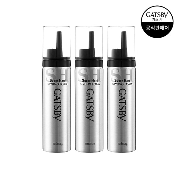 갸스비 갸스비 스타일링 폼 슈퍼하드 65g x3개