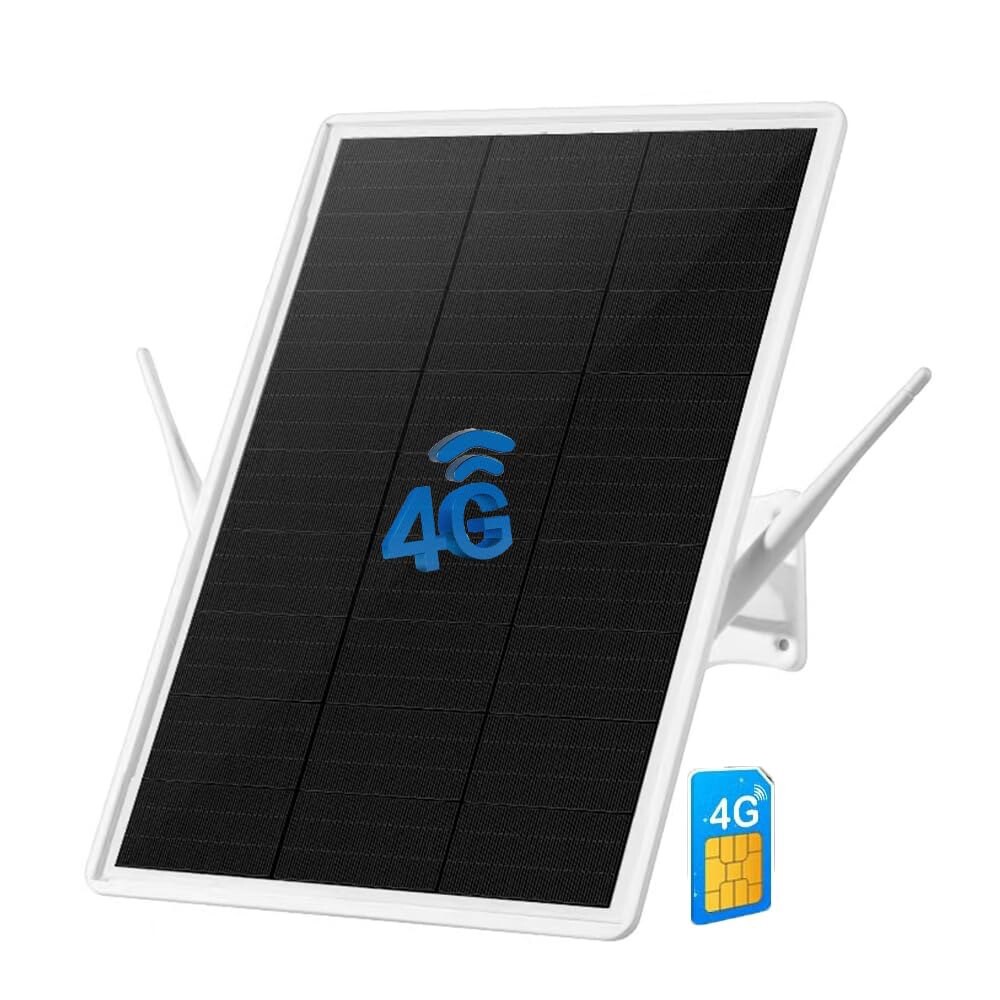 [오늘출발] 태양광 구동 4G LTE 모뎀 라우터 SIM 카드 슬롯이 있는 실외 무선 무료 체험 요금제 또는 플러그 심 카드