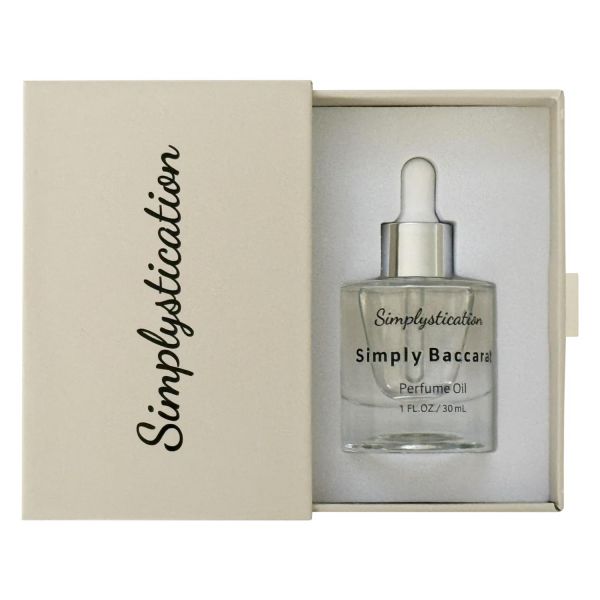 심플리 바카라 향수 오일 - 유니섹스 롱래스팅 여행용 사이즈의 일상용 비건 크루얼티 프리 드로퍼 30ml