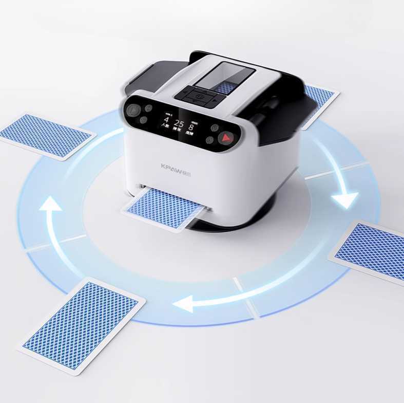 전자동 카드 딜링기 포커머신 딜러 올인원기 가방 세트