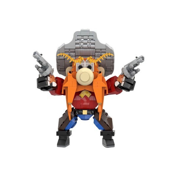[오늘출발] Gobrics MOC YOSEMITE SAM 빌딩 블록 모델 애니메이션 캐릭터  교육 장난감 조립 선물