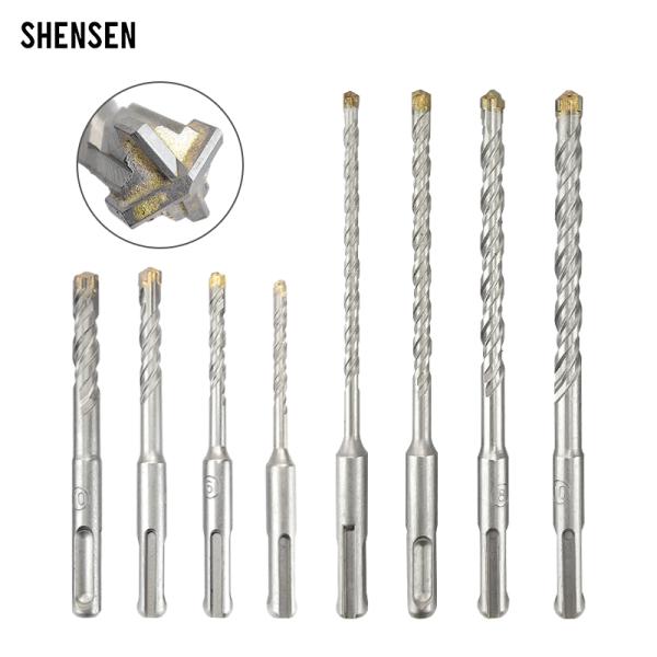 [오늘출발] 벽돌 헤드 200mm 해머 비트 1 비트 콘크리트 플러스 커터 SDS 160mm 벽돌 크로스 전기 벽 블록 오거 해머