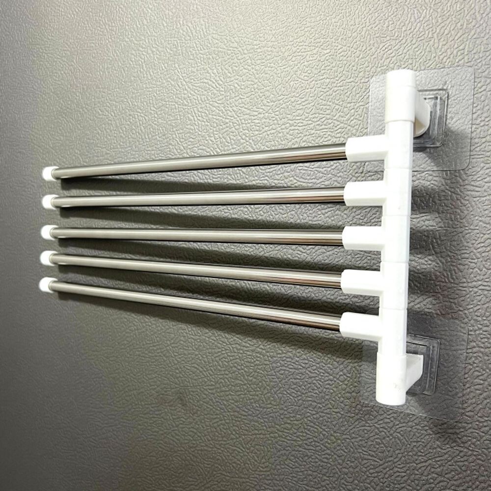 5단 회전식 무타공 행주걸이/수건/걸이/미니/건조대/설거지//치대/행주/빨래/주방/화장실/접이식/소형