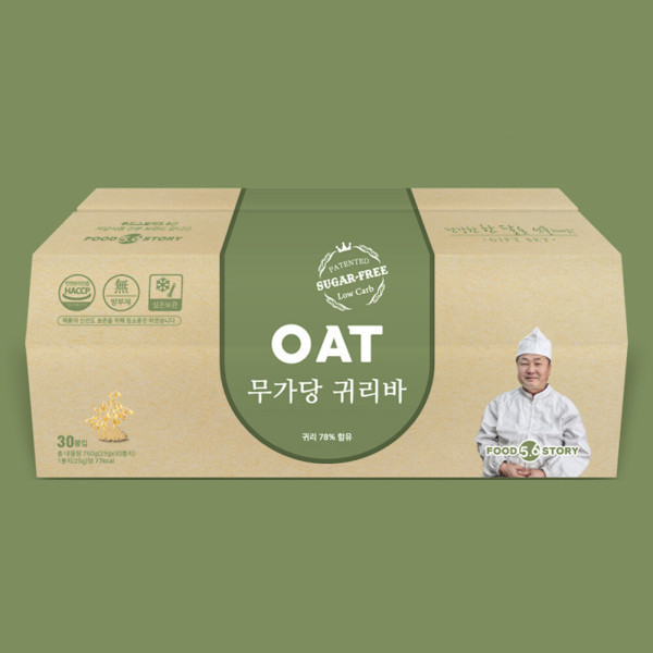 [다현에프앤비]푸드스토리5.6 무가당 견과류 넛츠바 30개입 귀리바 들깨바 오리지널바 카카오닙스바 다이어트 건강 당뇨 단백질 간식