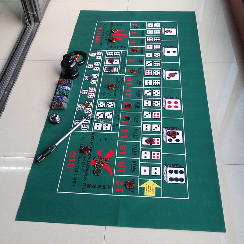 블랙잭 테이블 21도트 매트 카지노 포커 180x90CM