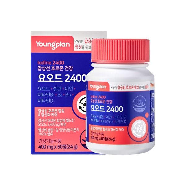 영플랜 영진약품 영플랜 갑상선 호르몬건강 요오드 2400 60정 238482