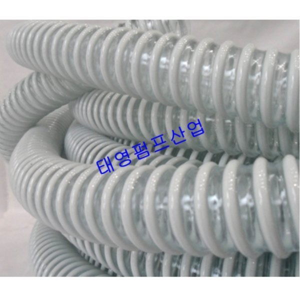 [오늘출발] 일반투명나선호스 규격 38mm x 50M 농업 공업 건설