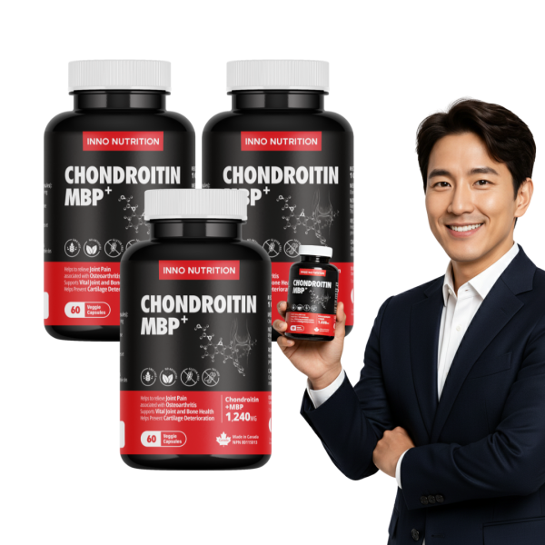 [해외] 이노뉴트리션 콘드로이친1200 MBP 40mg 60캡슐 3병 관절 연골 뼈엔엠비피 3개월분