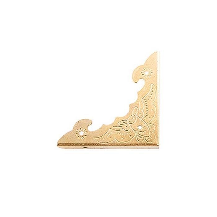 가구장식 가구모서리장식 삼면모서리 박쥐 40x40 골드