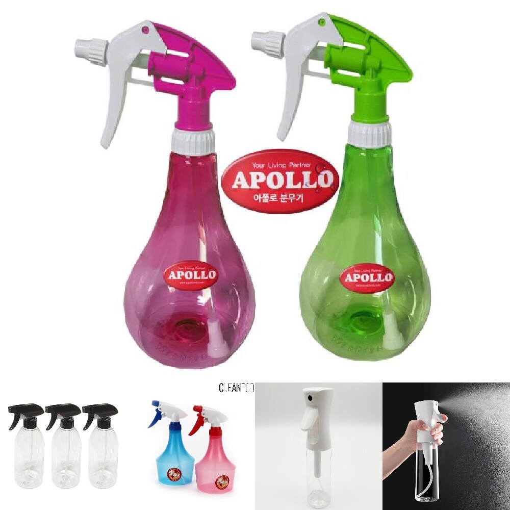 아폴로700 투명 분무기 650ml 스프레이/물분사기/물뿌리개/분사기/안개/분사/공병/헤드/세차/미세/락스