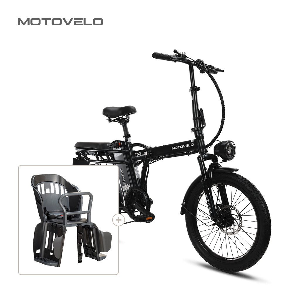 모토벨로  G8 프로 PAS + OGK 포폴라 유아안장 패키지 (2024년형)