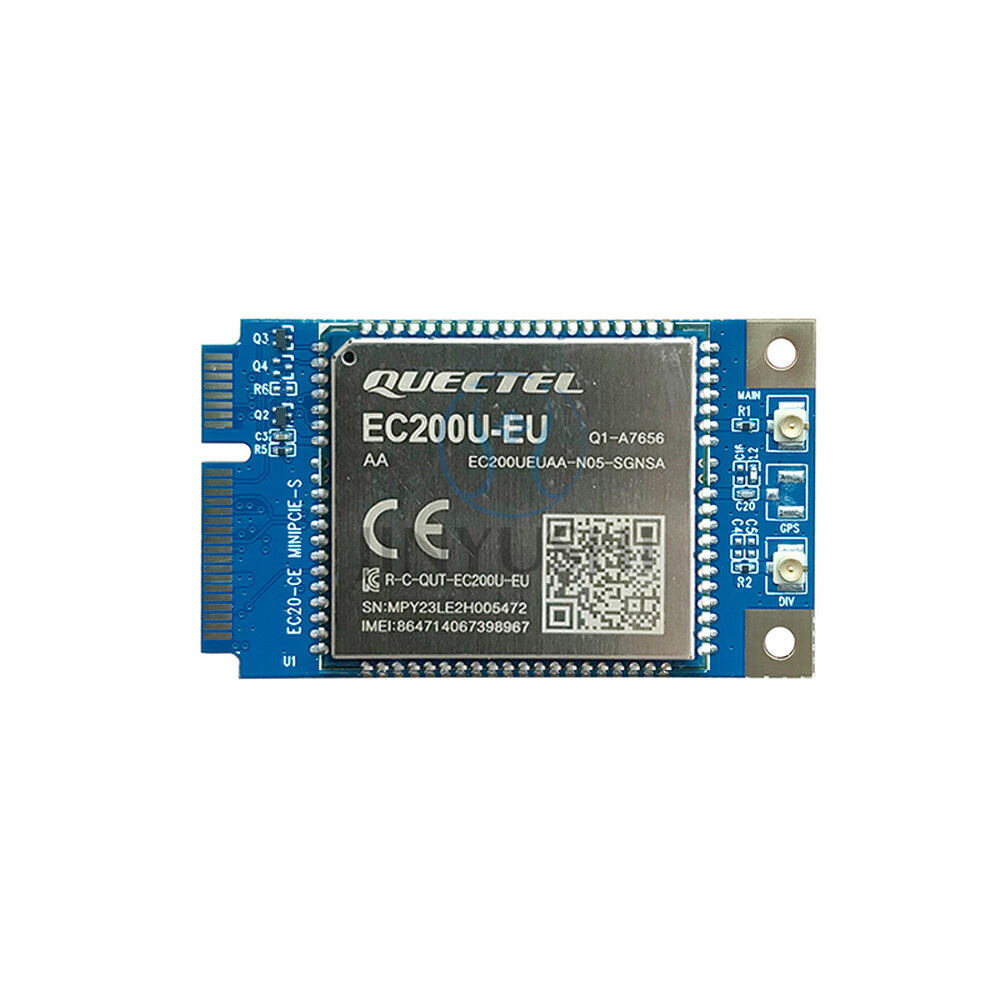 Quectel EC200U-EU 미니 PCIE 모듈 SIM 카드 슬롯 포함 LTE Cat1 4G EC200UEUAA-N05-SGNSA 무료 배송