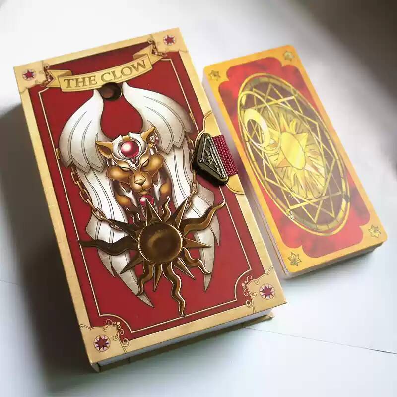 카드캡터체리카드 크로우 카드 케이스 사쿠라 코스튬 굿즈 코스프레 할로윈 소품 사쿠라카드