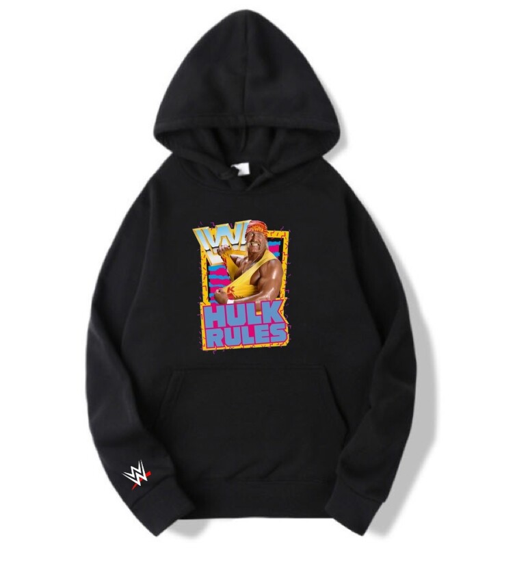 WWE 헐크 호건 프로레슬링 특양면 후드티 티셔츠 B0970
