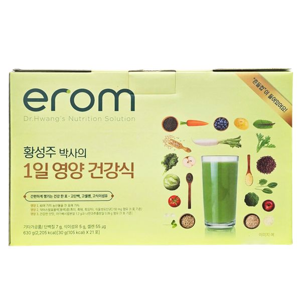 이롬 이롬 황성주 1일 영양 건강식 30g x 21 텀블러 포함 아침대용 고단백 선식 생식 코스트코