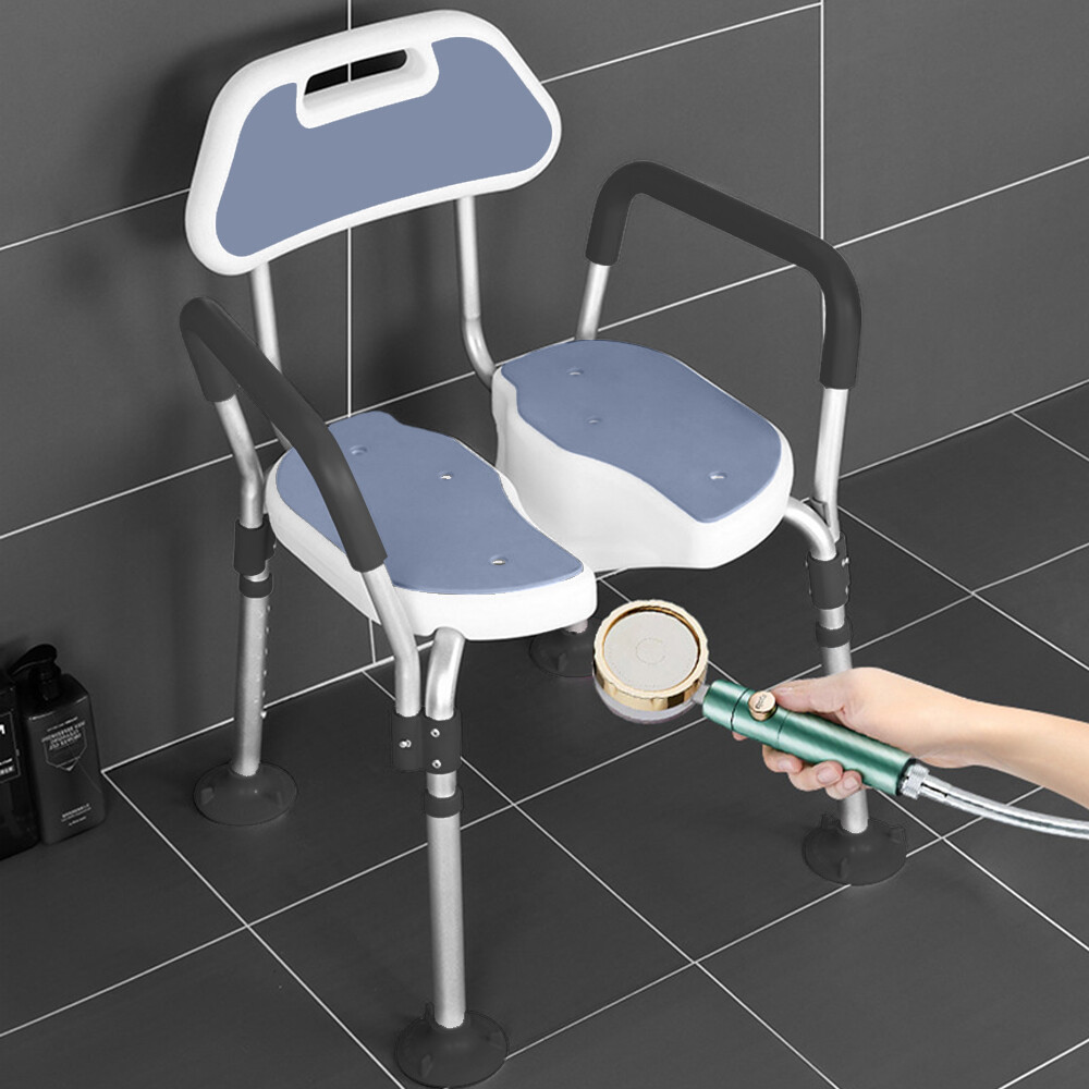 [오늘출발] 임산부 노인 환자용 목욕의자 장애인 어르신 샤워 욕실 의자 이동식 접이식 높이조절 등받이 요양원 비데