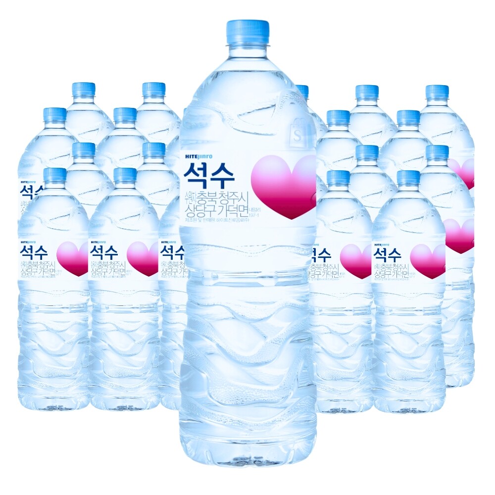 [오늘출발] 석수 석수 1L x 24병 안전한생수 (오늘출발 + 무료배송) 가정용 미네랄워터 물2L 생수2L