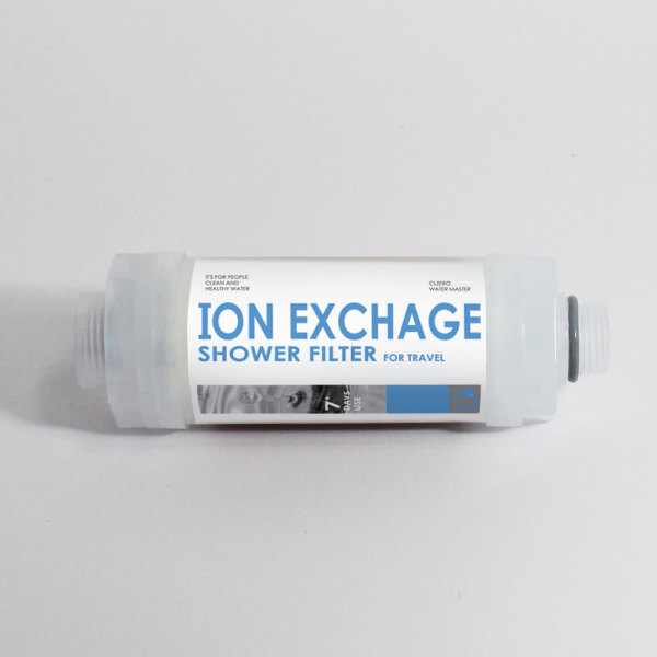 [오늘출발]씨엘제로 석회수필터 샤워기필터 여행용 양이온교환수지 샤워 필터 CLIEX-7D