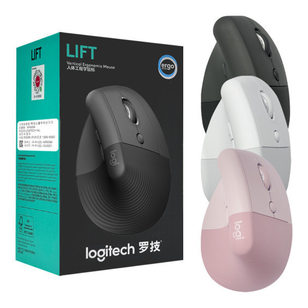 [오늘출발] [호환] 로지텍 리프트 버티컬 무선 마우스 블루투스 무소음 맥북 아이패드 호환 손목보호 인체공학 병행 (SM)