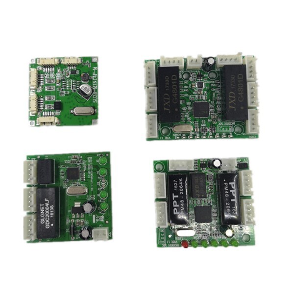 [오늘출발] 미니 모듈 설계 이더넷 스위치 회로 기판 PCBA 보드 OEM 10 mbps 3 4 5/8 포트