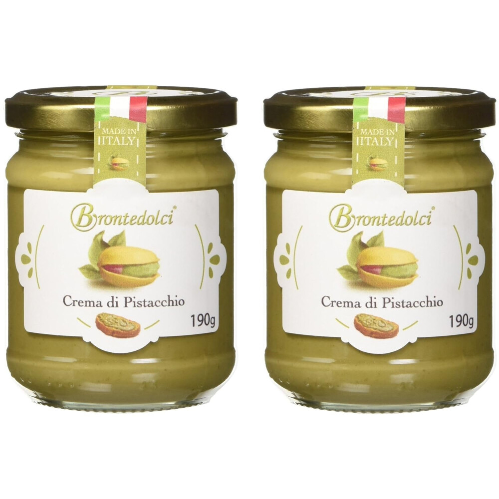 이탈리아 Brontedolci 피스타치오 스프레드 190g 2병 잼 크림 페이스트 버터