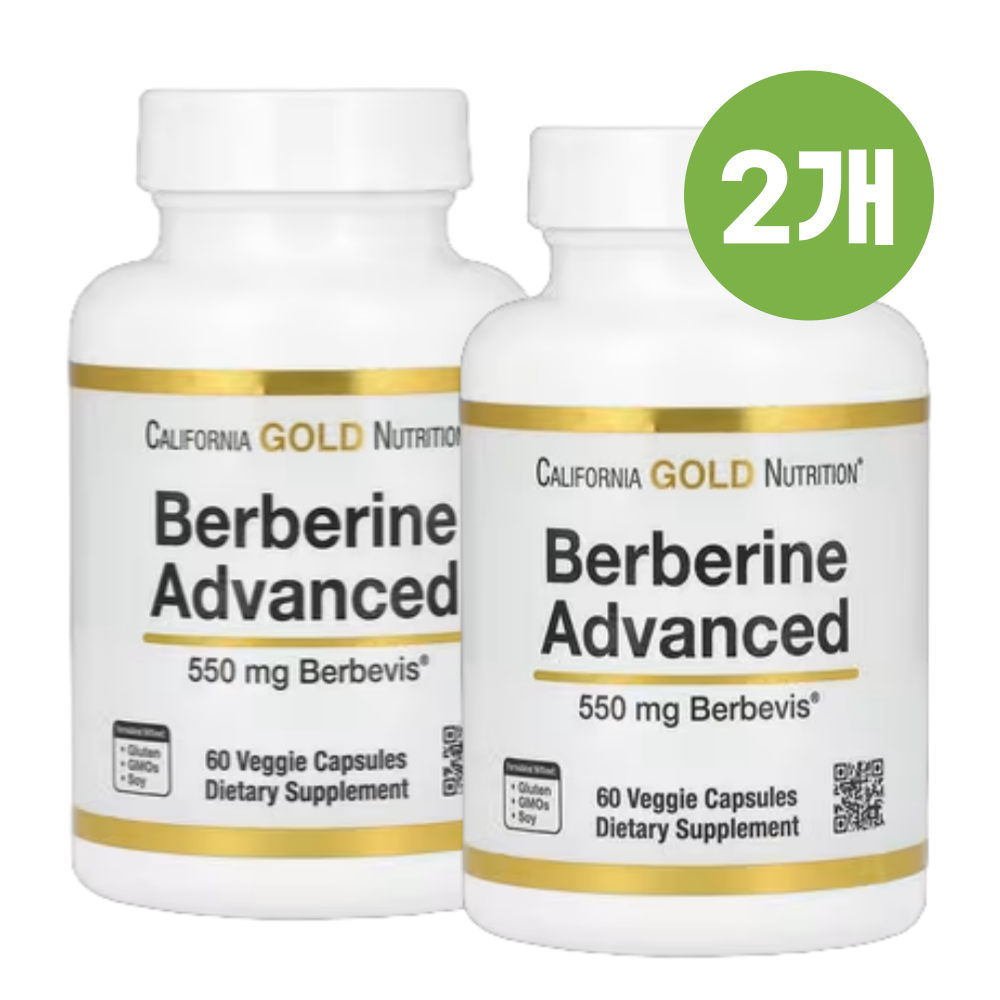 베르베린 어드밴스드 파이토좀 베르베린 500mg 60캡슐 2개 Berberine