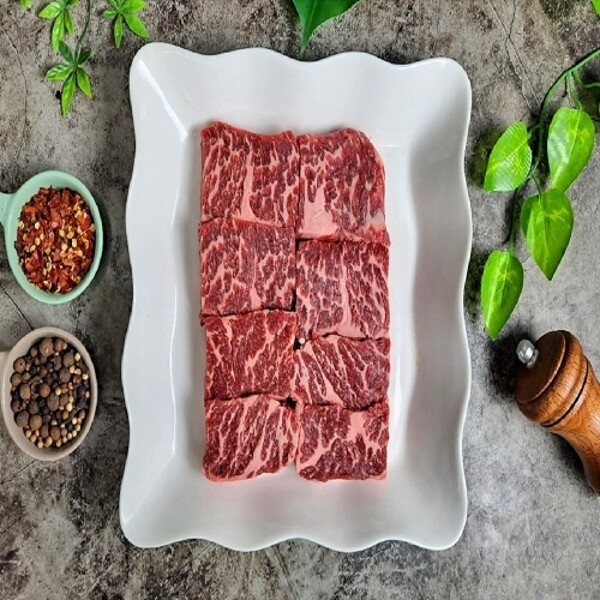 미국산 쇠고기 냉장 살치살 스테이크 구이용 5cm두께 1kg