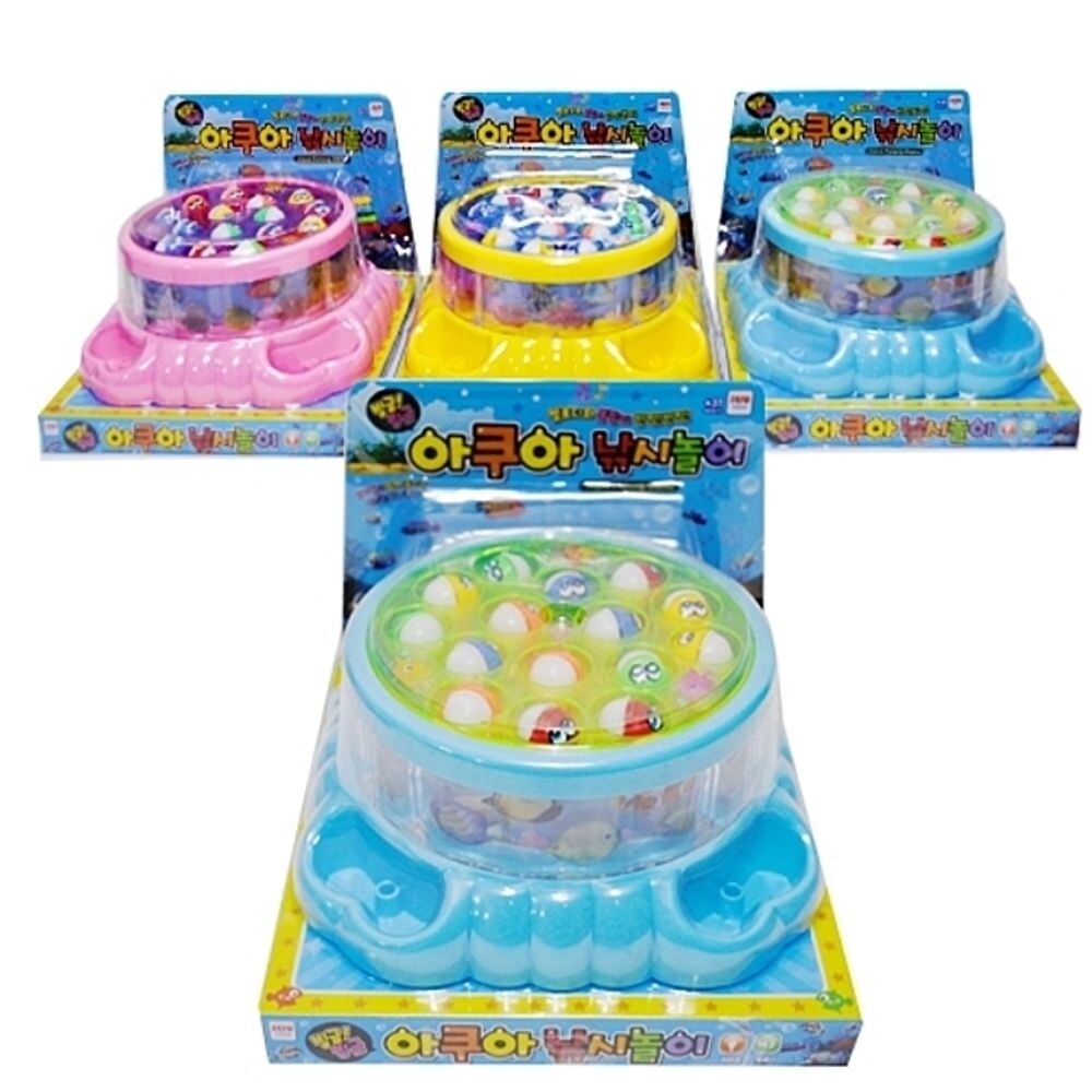 아쿠아 회전낚시놀이/낚시/세트/겨울/장난감/공구/어린이/단체/선물/물고기/게임/뜰채/베/비몽/하마