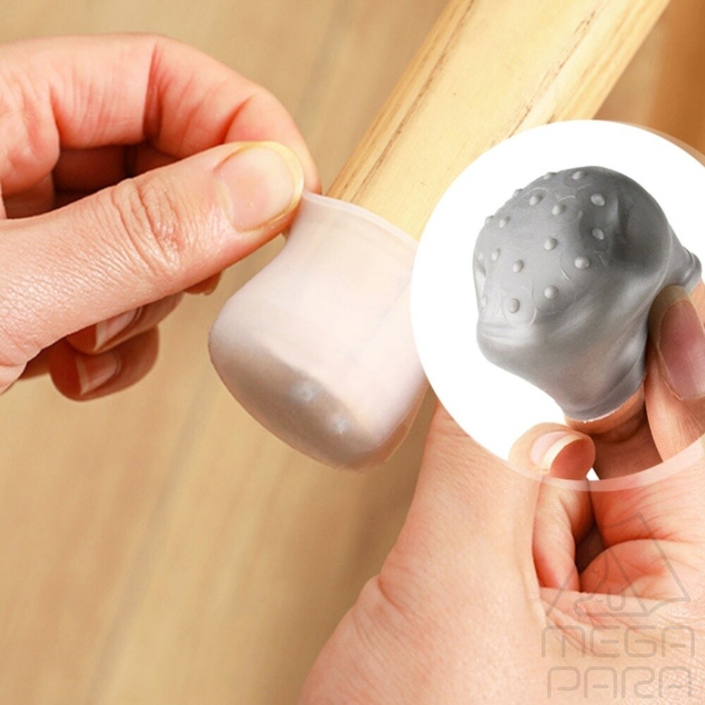 [오늘출발] 메가사라 실리콘 식탁의자 발 커버 의자발캡 식탁의자소음방지 의자발덮개 긁힘방지