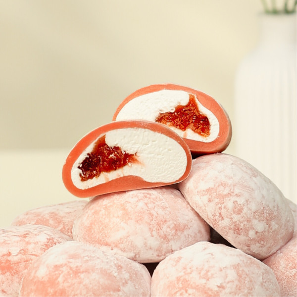 [더바른컴퍼니][오늘출발] 더바른떡 더바른 딸기크림떡 1box 개별포장 국내산 딸기모찌 / 2박스 구매 시 3000원 할인