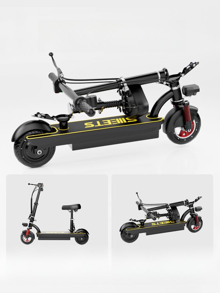 전기킥보드 시트 출퇴근 좌식 자전거 조절 높이 성인 초경량 전기스쿠터 경량 범용 출퇴근용