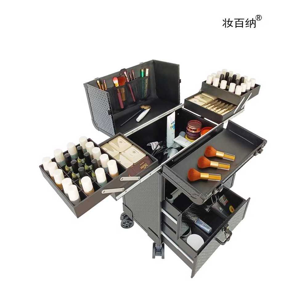 메이크업 출장 이동식 가방 미용 박스 분리형 트롤리 제품 <제품 파손 불량 시 100% 환불>