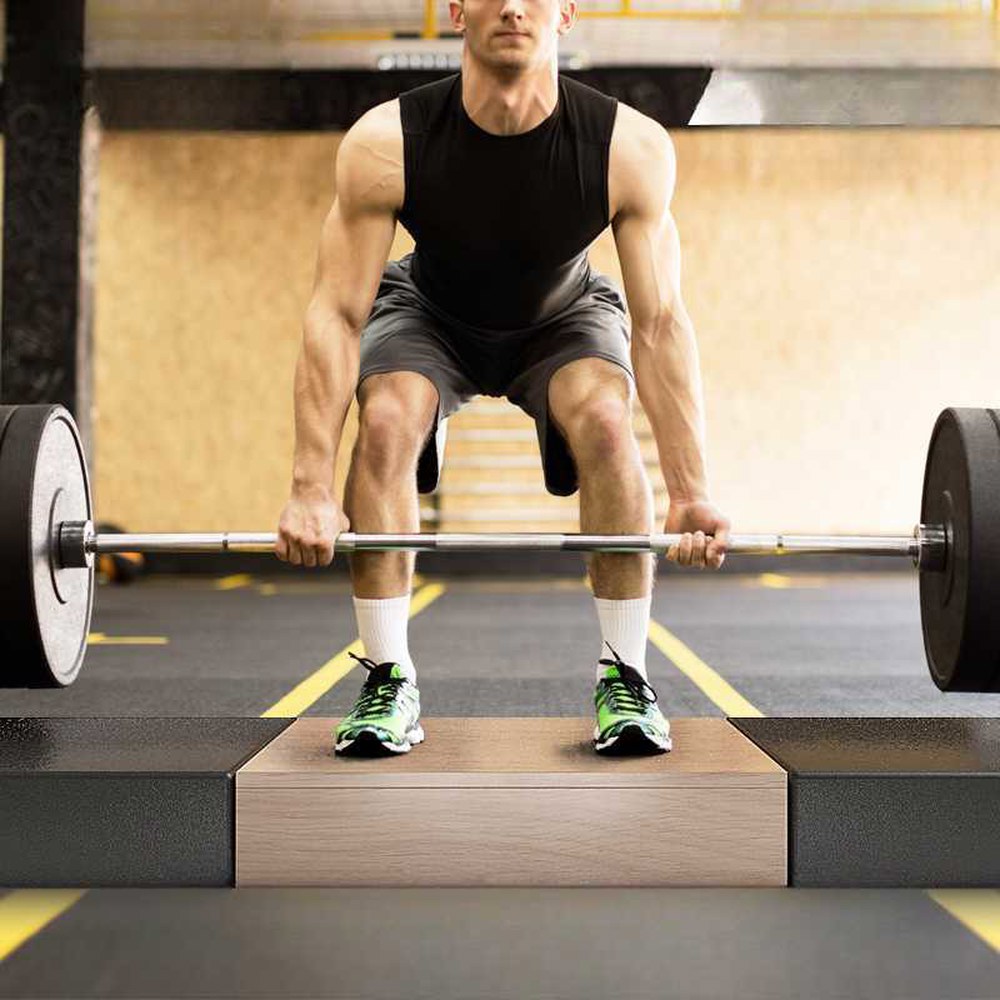 [오늘출발] 역도 받침대 헬스 우드 스쿼트발판 데드리프트 플랫폼