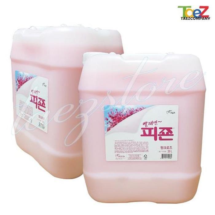 BZJJ1479_4B태즈컴퍼니 피죤 핑크 말통20L 섬유유연제