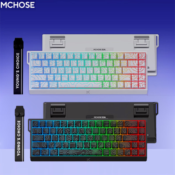MCHOSE Ace 60 pro /Ace 60 x 마그네틱축 유선 기계식 게이밍 키보드 60%배열 1600만색RGB