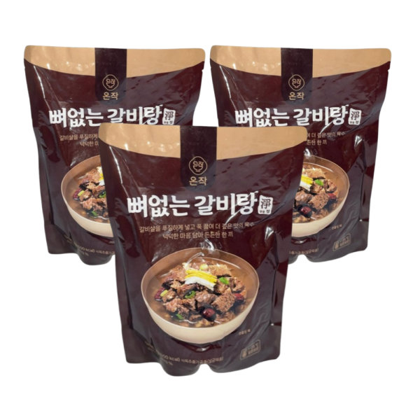 [렉시안]온작 온작 이영자의 뼈없는갈비탕 정 900g 8개 특사이즈 총 24인분 총 7.2kg