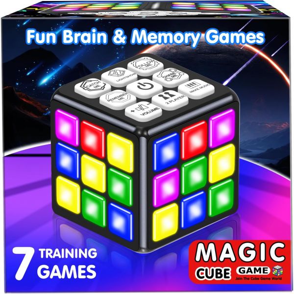 [해외] 프리미엄 휴대용 게임기 오락 게임 콘솔 8-13세 소년 선물: 10대와 성인을 위한 재미있는 두뇌와 기억 핸드