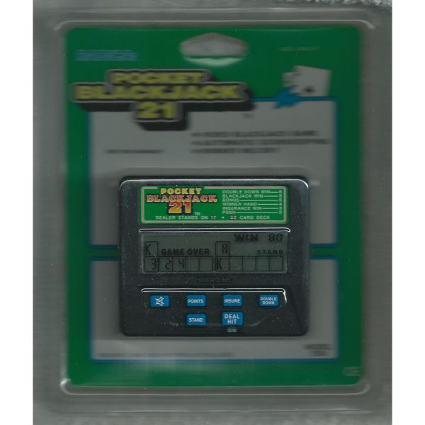 프리미엄 휴대용 게임기 오락 게임 콘솔 라디카 포켓 블랙잭 21