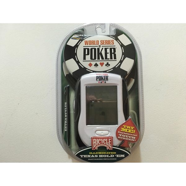 프리미엄 휴대용 게임기 오락 게임 콘솔 포커 텍사스의 자전거 터치스크린 월드 시리즈 개최
