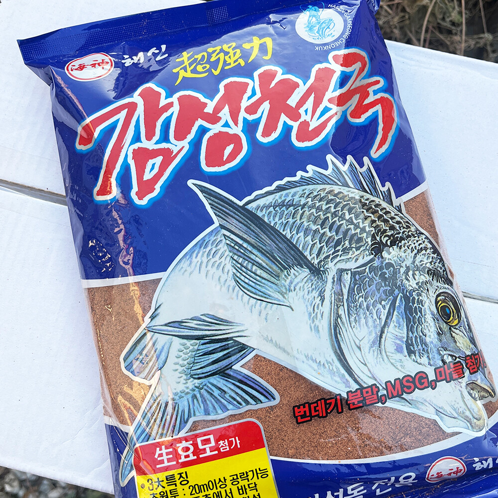 [오늘출발] 해신 해신 감성천국 1.9kg 감성돔 집어제 파우더 밑밥 바다낚시미끼 1봉