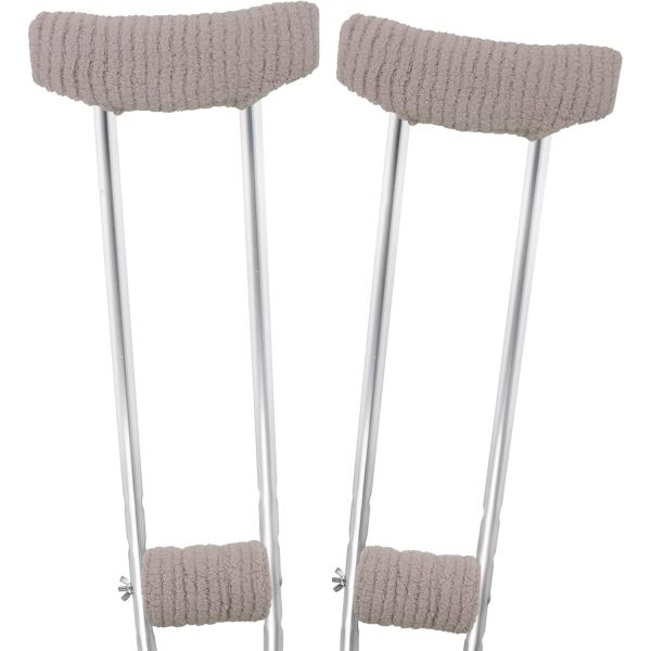 목발 보호대 커버 크러치 패드 워킹 암 크러치용 패딩 유니버설 언더암 팔뚝 손잡이 베개 핸드 그립 1쌍