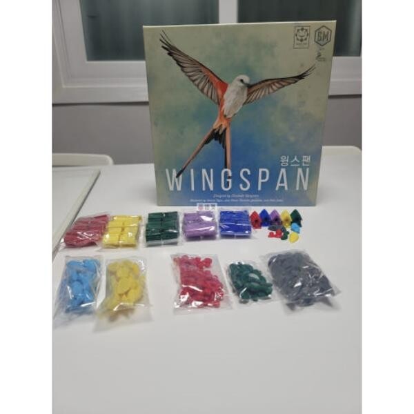 보드게임/윙스팬 wingspan 놀이용 업그레이드 컴포 고해상도 3d 프린터 컬러 토큰