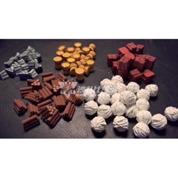 카탄의 개척자 보드게임 업그레이드용 3D 토큰 세트 홈데코 모음