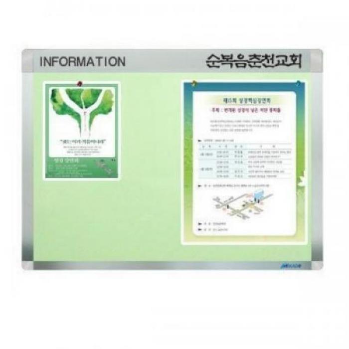 ME970P66_52CK자석 그린 로고게시판 CBA-1215 120X150cm