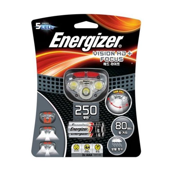 (핫트랙스)에너자이저 비전포커스헤드랜턴 5LED(W6FB084)
