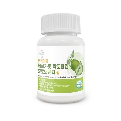 순수한줌 프리미엄 베르가못 락토페린 모로오렌지 정 600mg x 60정 무료배송