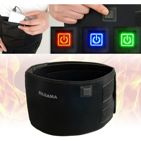 [오늘출발] 불가마 불가마 USB 온열복대 대형 허리 배 찜질기 복부 발열 복대