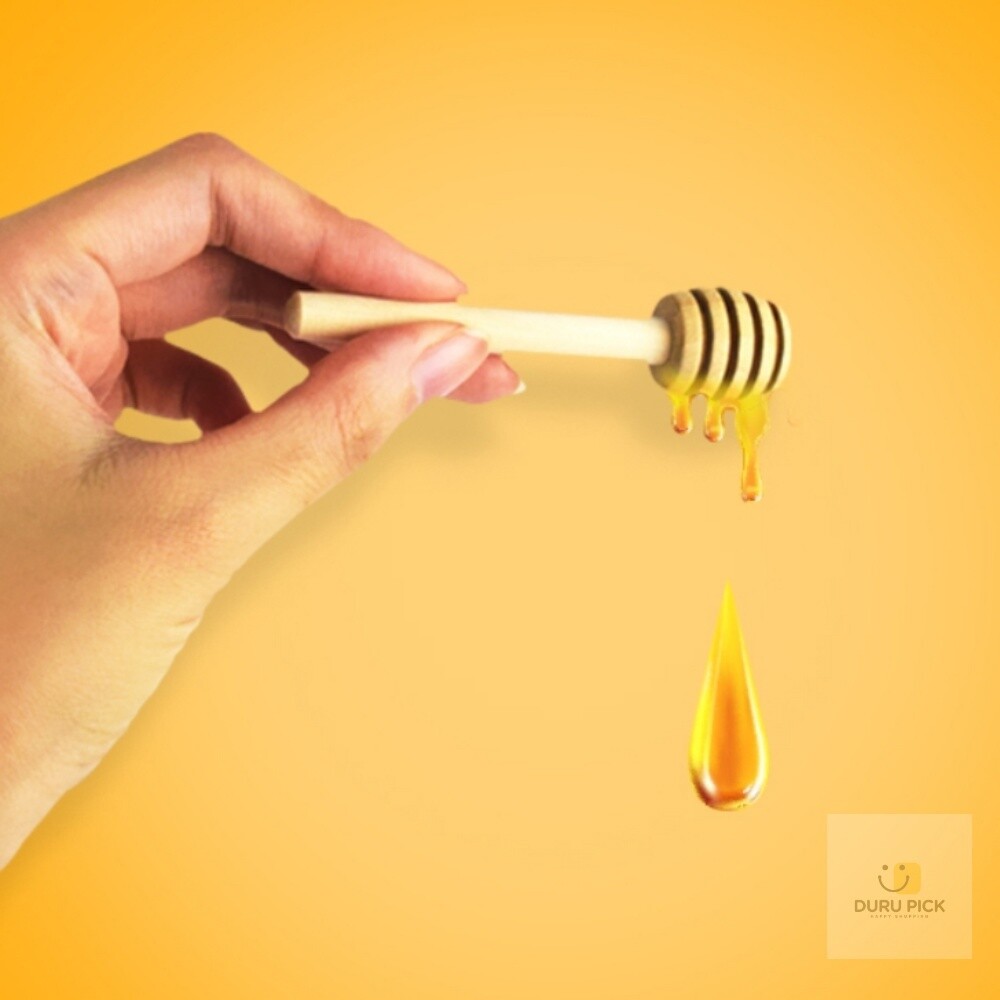 [오늘출발] 두루픽 미니 원목 우드 허니디퍼 꿀스푼 꿀뜨개  유럽감성의 귀여운스푼 우드주방용품 킨포크스타일